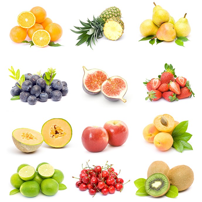 تصویر بسیار با کیفیت از میوه های مختلف