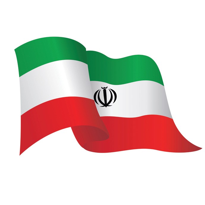 دانلود وکتور پرچم ایران (کد 980)