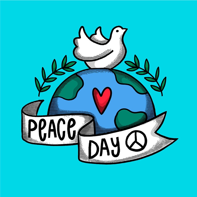 وکتور روز جهانی صلح