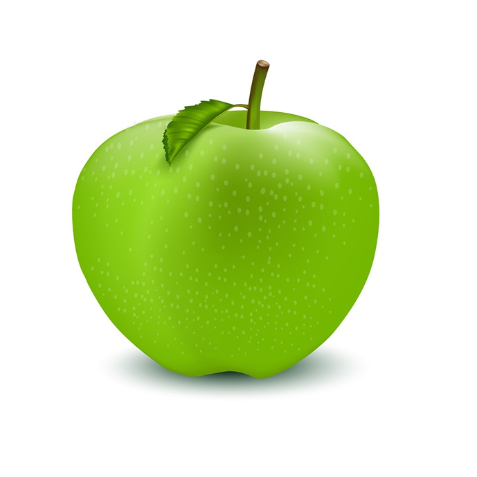 وکتور سیب سبز